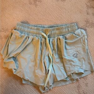 Sky Blue Women's Athletic Shorts